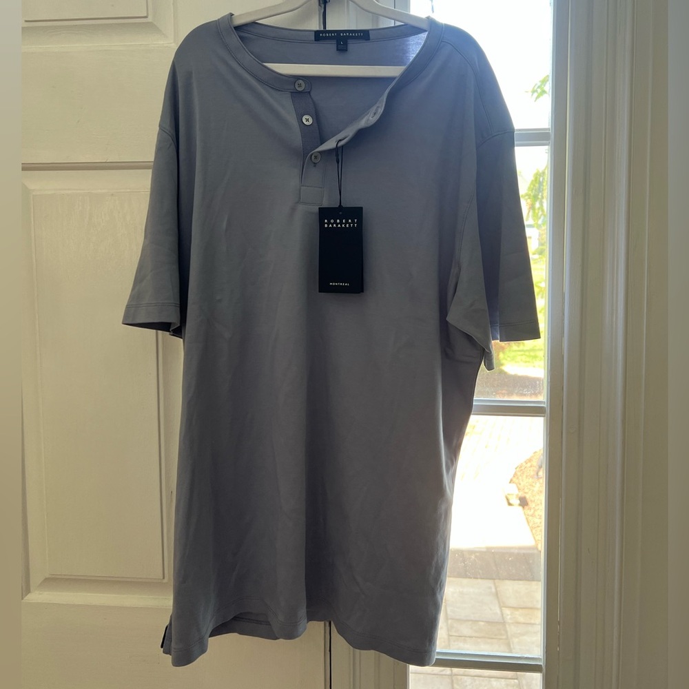 Robert Barakett Gray Short Sleeve Tee